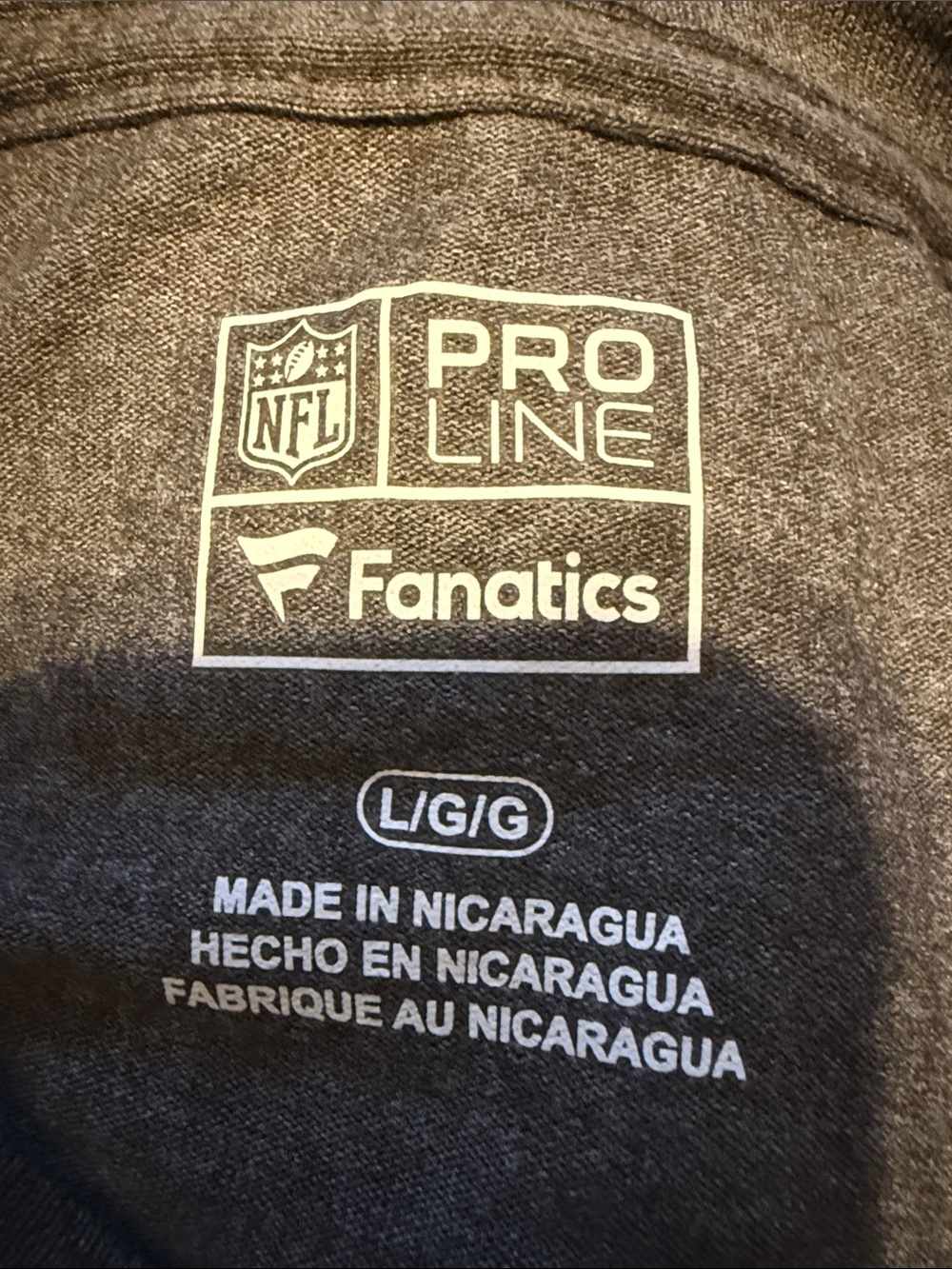 Philadelphia Eagles 2018 Fanatics Pro Line NFL Gray SUPERBOWL Tee - Picture 4 of 4